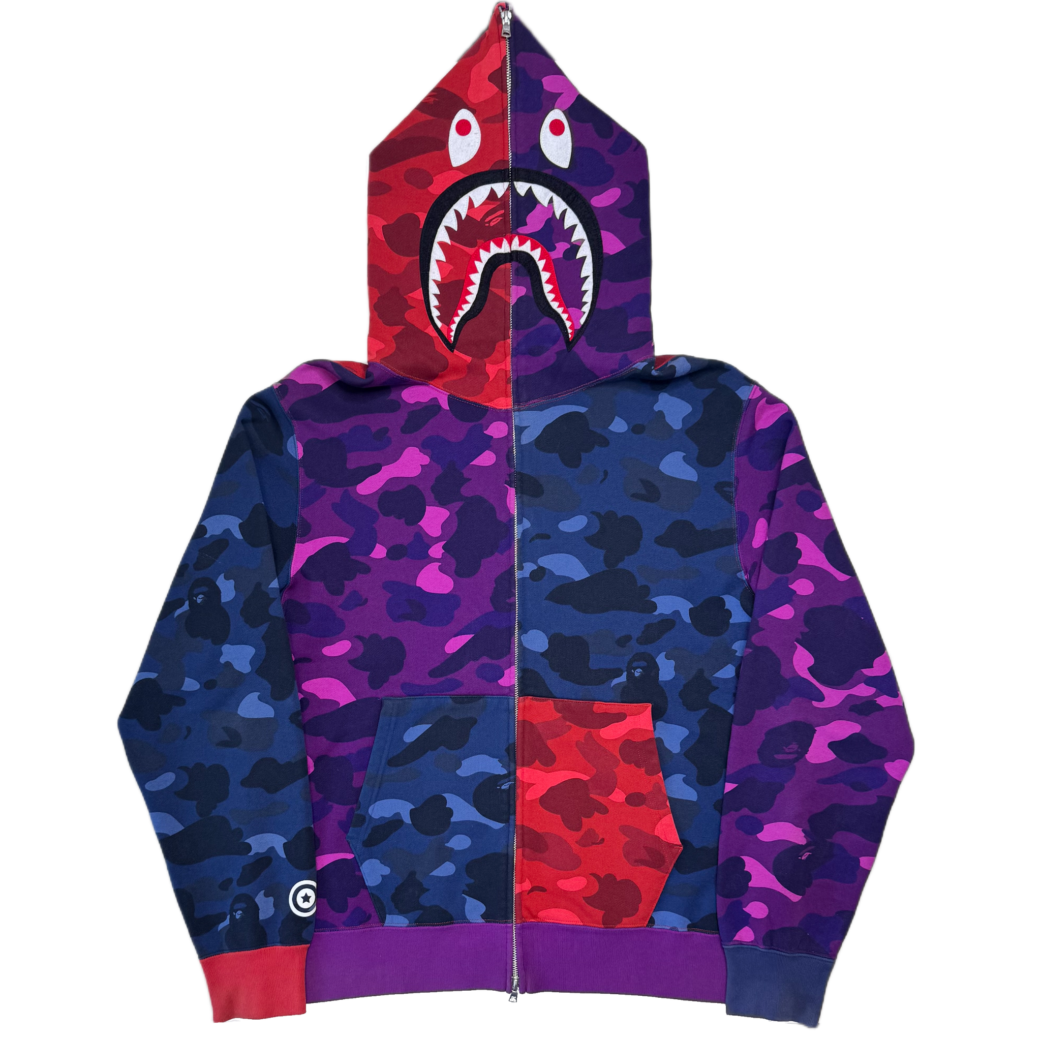[2XL] Bape Crazy Camo Shark Hoodie