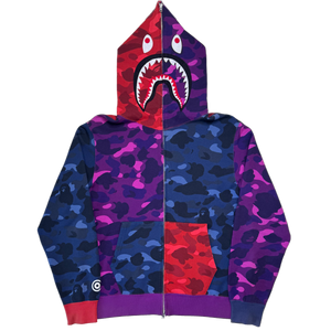 [2XL] Bape Crazy Camo Shark Hoodie