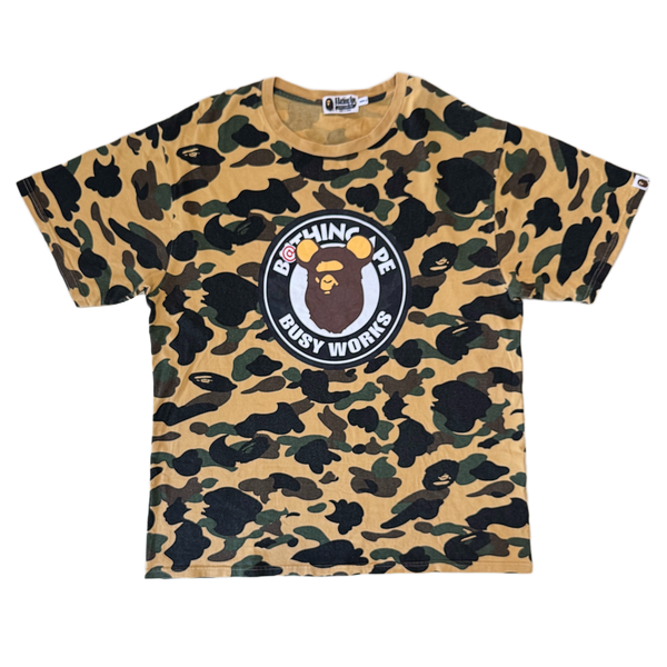 [2XL] Bape x Be@rbrick 1st Camo Busy Works Tee