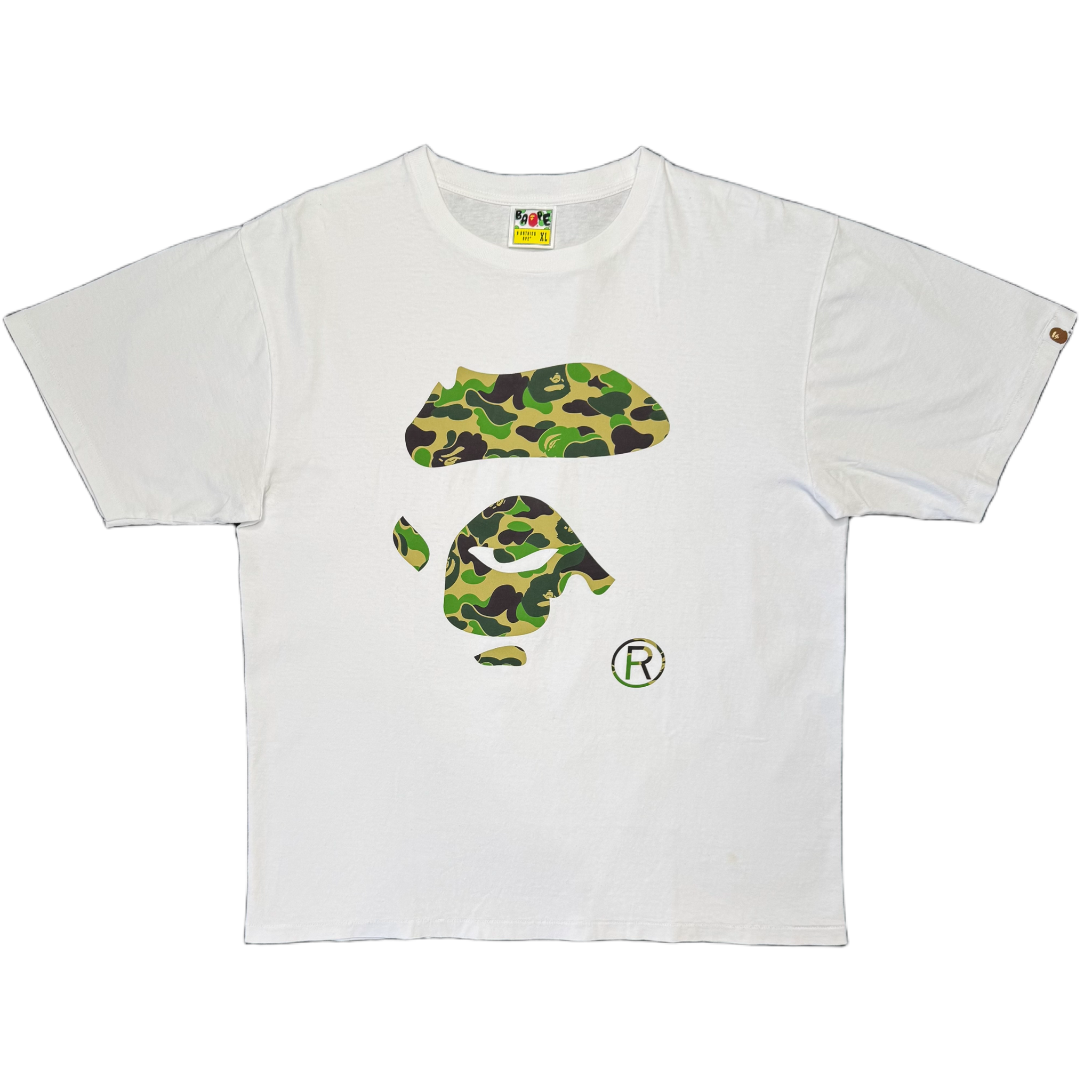 [XL] Bape ABC Camo Ape Face Tee