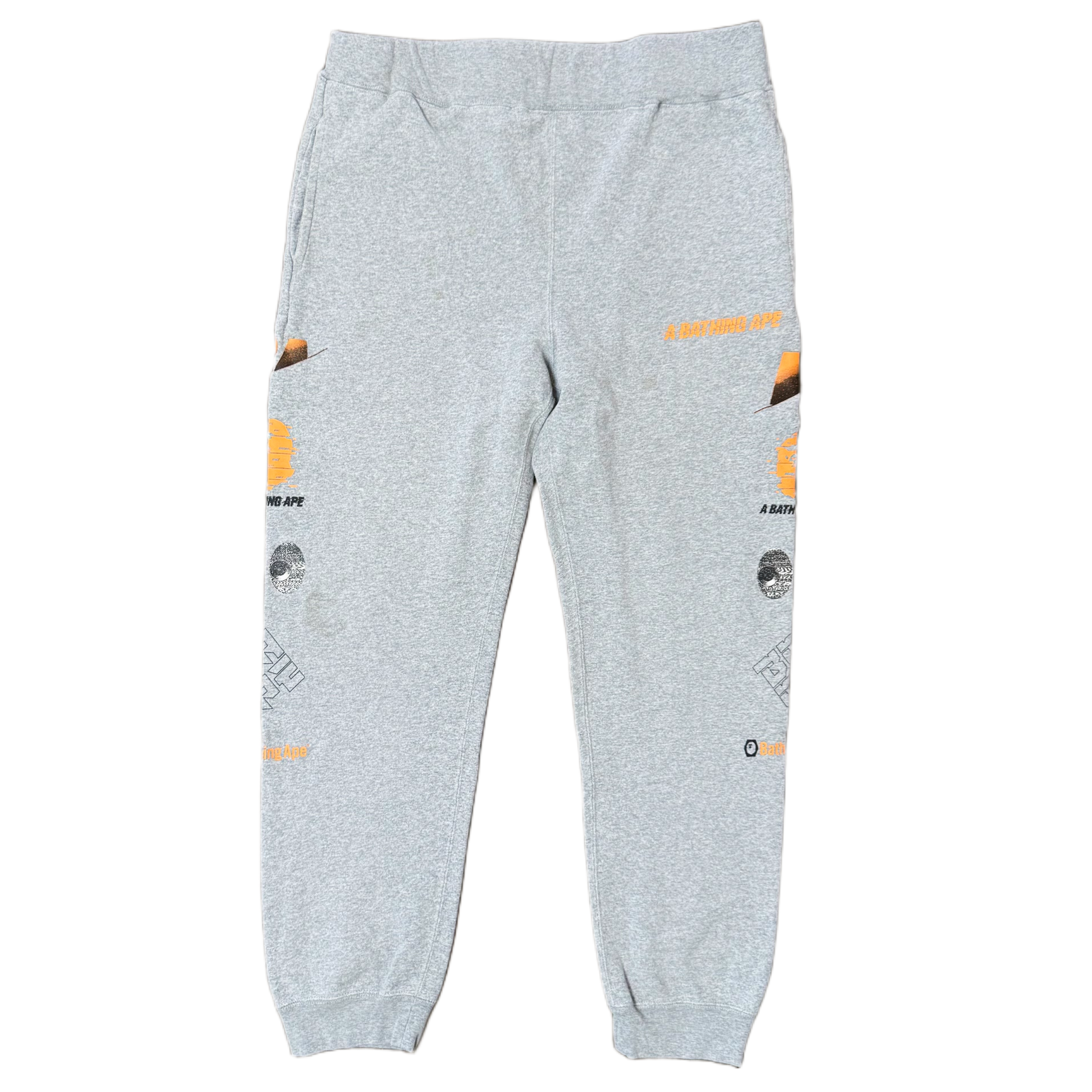 [L] Bape Side Multi Logo Sweatpants