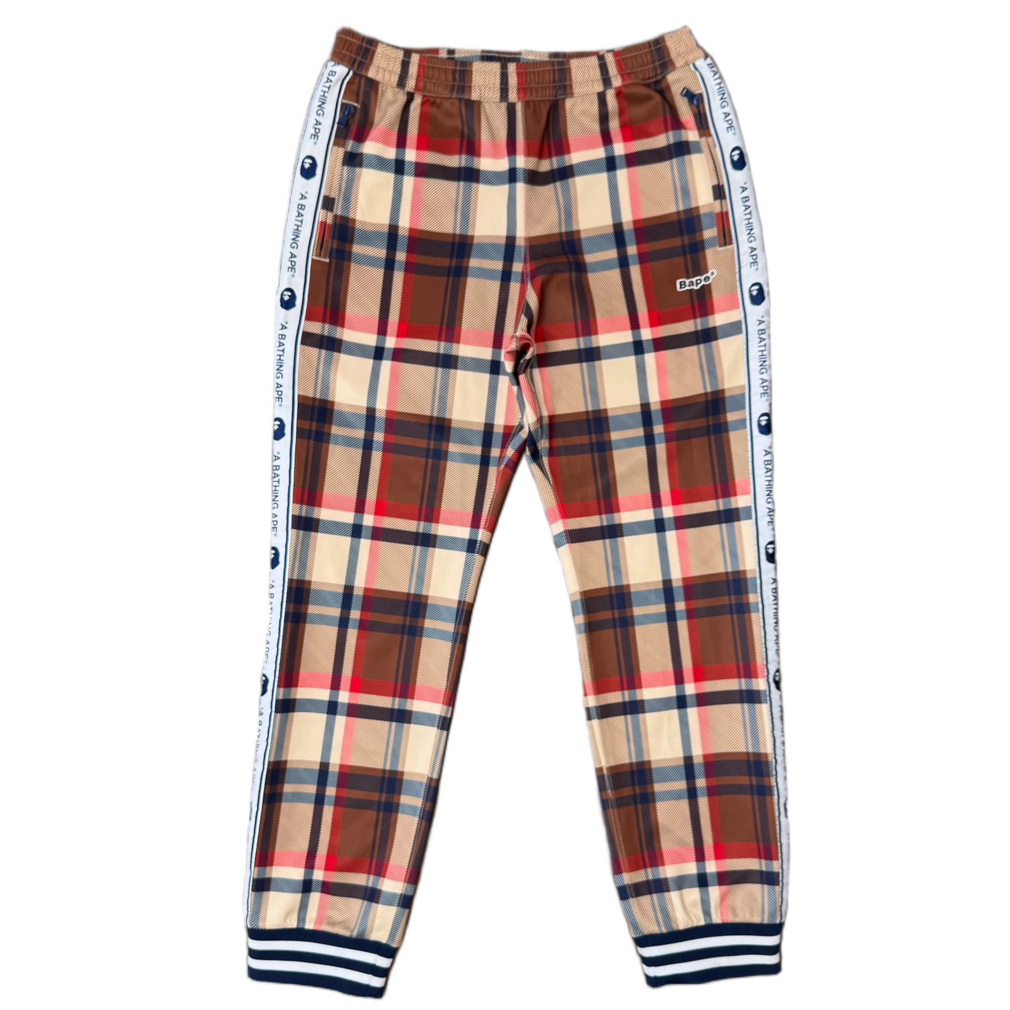 [XL] Bape Plaid Pattern Sweatpants