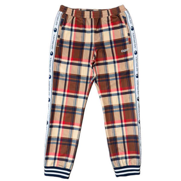 [XL] Bape Plaid Pattern Sweatpants