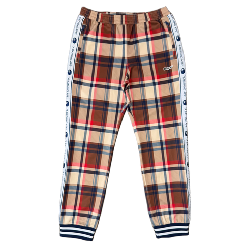 [XL] Bape Plaid Pattern Sweatpants