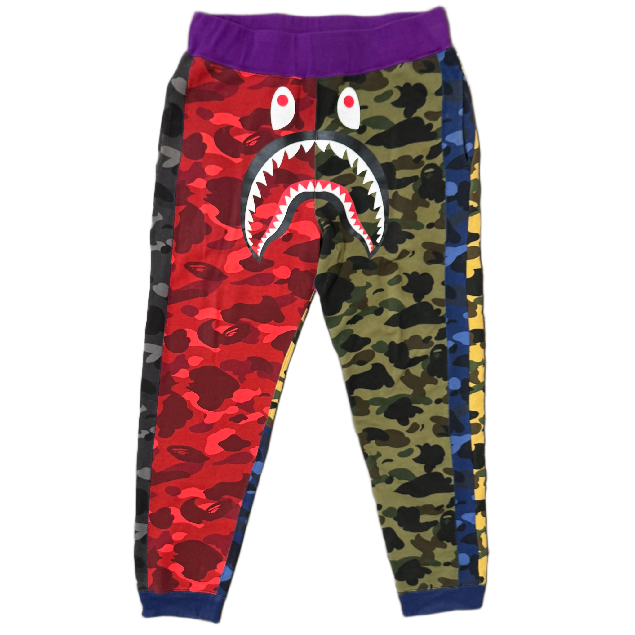 [XL] Bape Crazy Camo Shark Sweatpants
