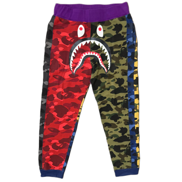 [XL] Bape Crazy Camo Shark Sweatpants
