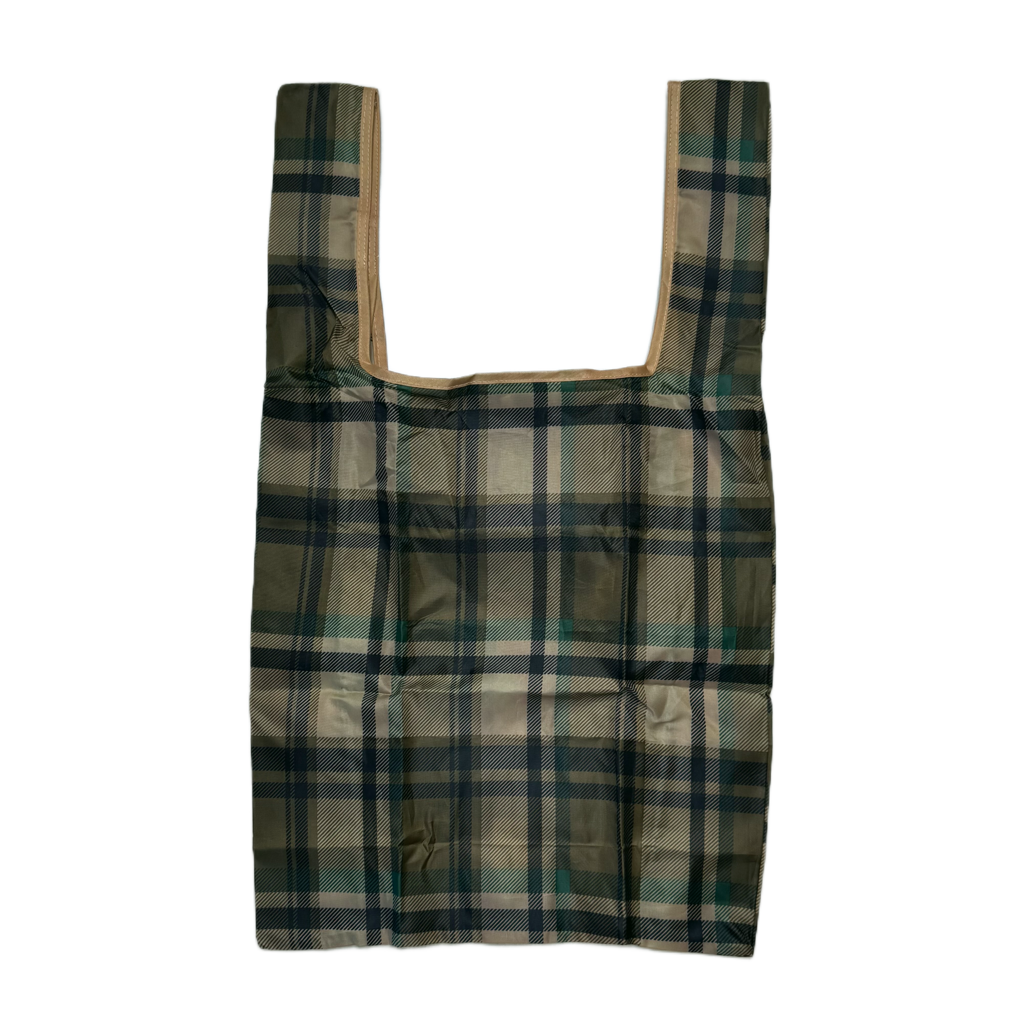 DS Bape Plaid Packable Tote Bag