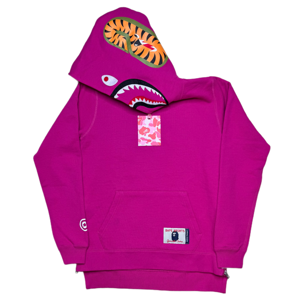 [XS] DS Bape Pink Pullover Shark Hoodie