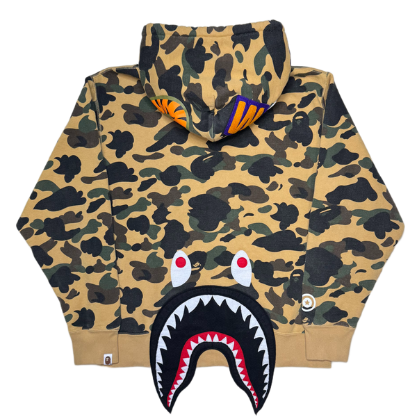 [M] Bape Full 1st Camo Back Shark Hoodie