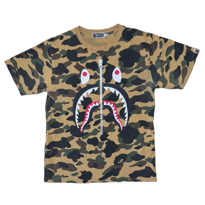 [M] Bape 1st Camo Shark Logo Tee