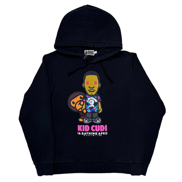 [L] Bape x Kid Cudi Collab Pullover Hoodie