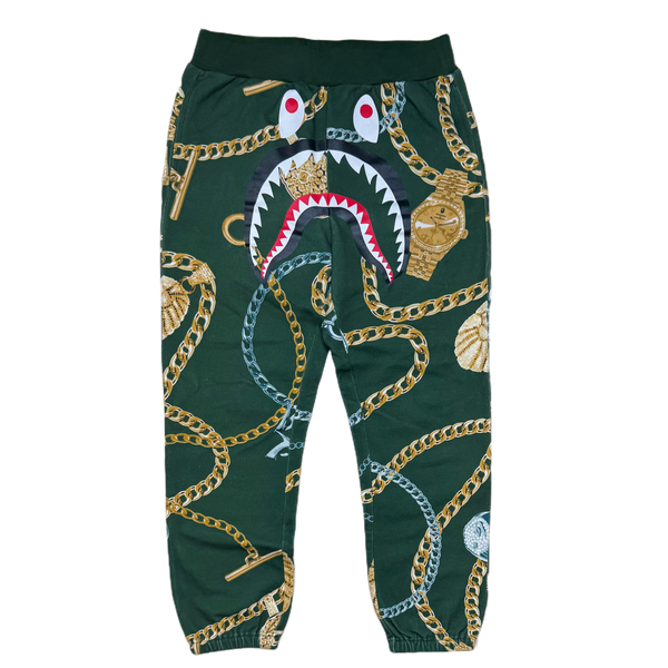 [M] Bape Jewels Shark Sweatpants