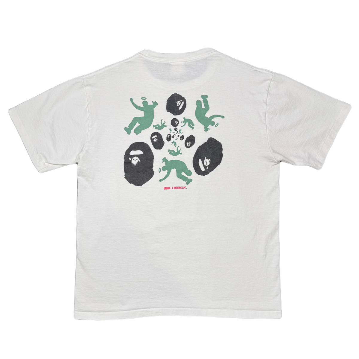 [XL] Bape x Union Collab Logos Tee