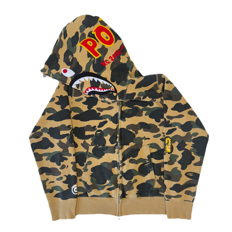 [M] Bape 1st Camo PONR Shark Hoodie