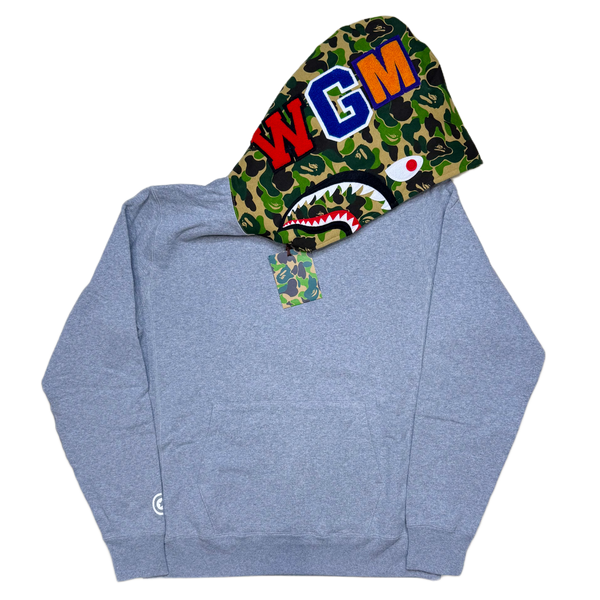 [L] Bape ABC Camo Pullover Shark Hoodie