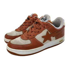 [8] Bape Brown Leather Bapestas