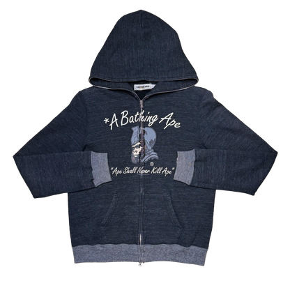 [S] Bape Generals Logo Full-Zip Hoodie