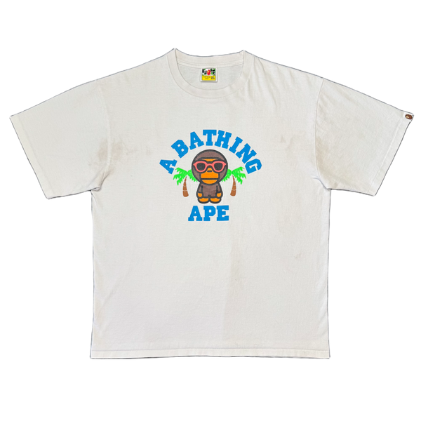 [2XL] Bape LA Milo College Logo Tee