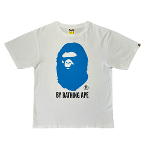 [M] OG Bape Blue Ape Head Tee