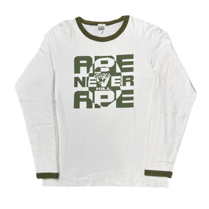 [M] OG Bape x KAWS Collab Longsleeve
