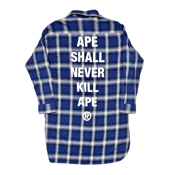 [XS] Bape Long Length Flannel