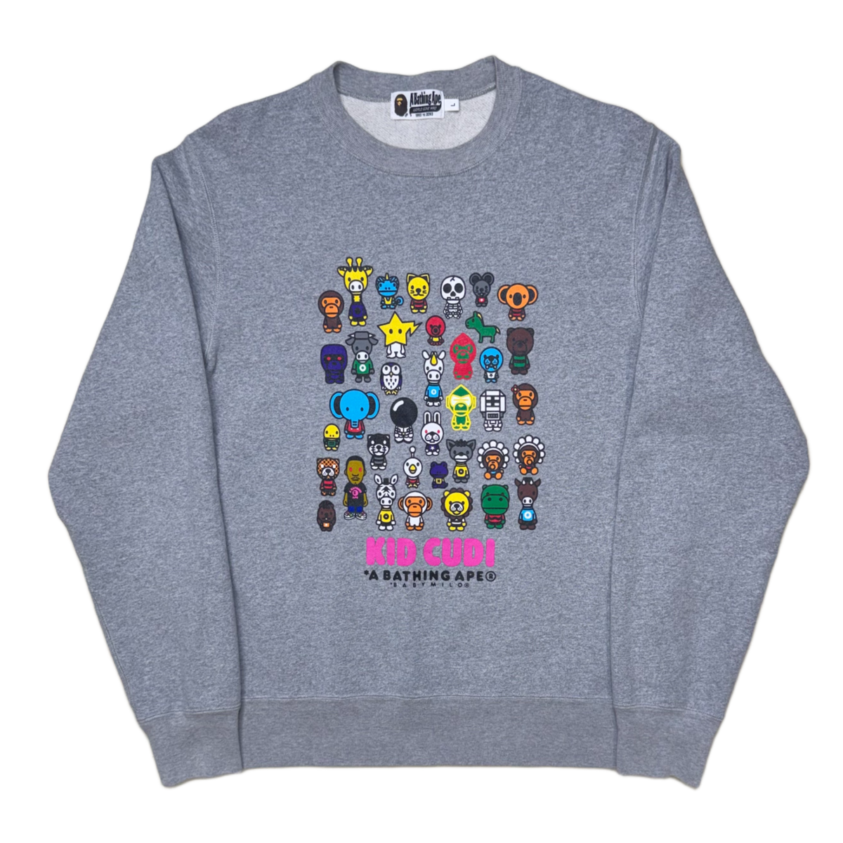 [L] Bape x Kid Cudi Collab Sweatshirt