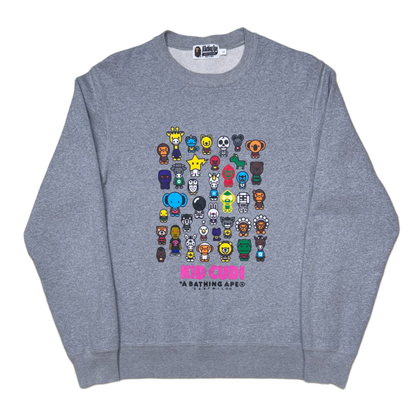 [L] Bape x Kid Cudi Collab Sweatshirt