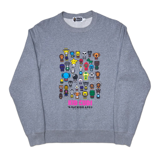 [L] Bape x Kid Cudi Collab Sweatshirt
