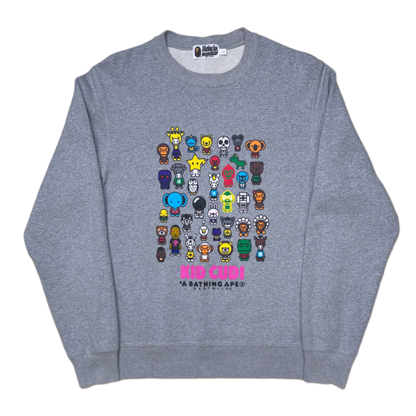 [L] Bape x Kid Cudi Collab Sweatshirt