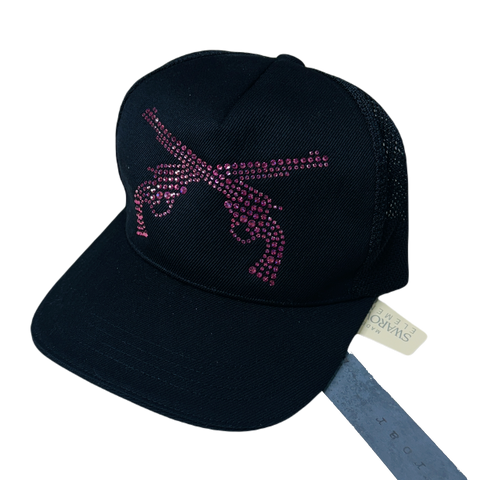 DS Swarovski Pink Roar Guns Trucker Hat