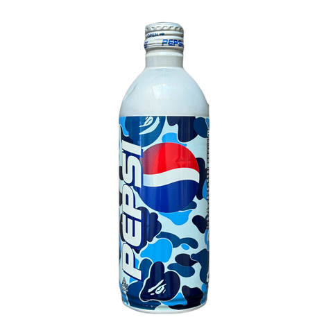 Bape x Pepsi Unopened Blue Camo Bottle