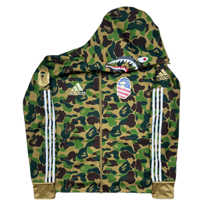 [XL] Bape x Adidas Collab Shark Hoodie