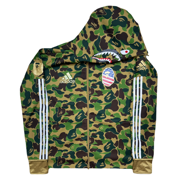 [XL] Bape x Adidas Collab Shark Hoodie