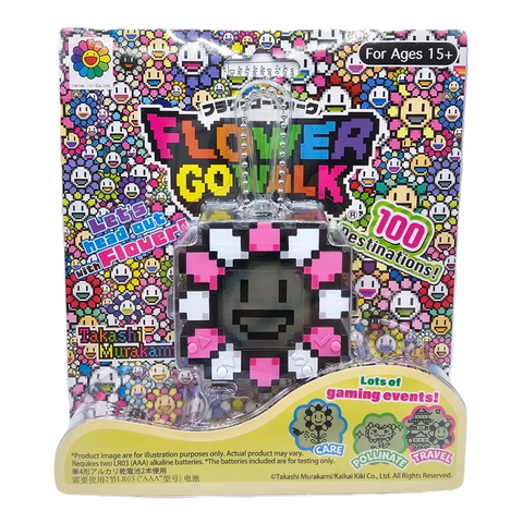 Murakami Pink Flower Go Walk! Tamagotchi Game