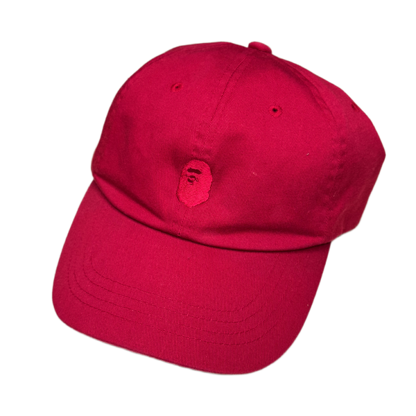 Bape Red on Red Ape Head Hat
