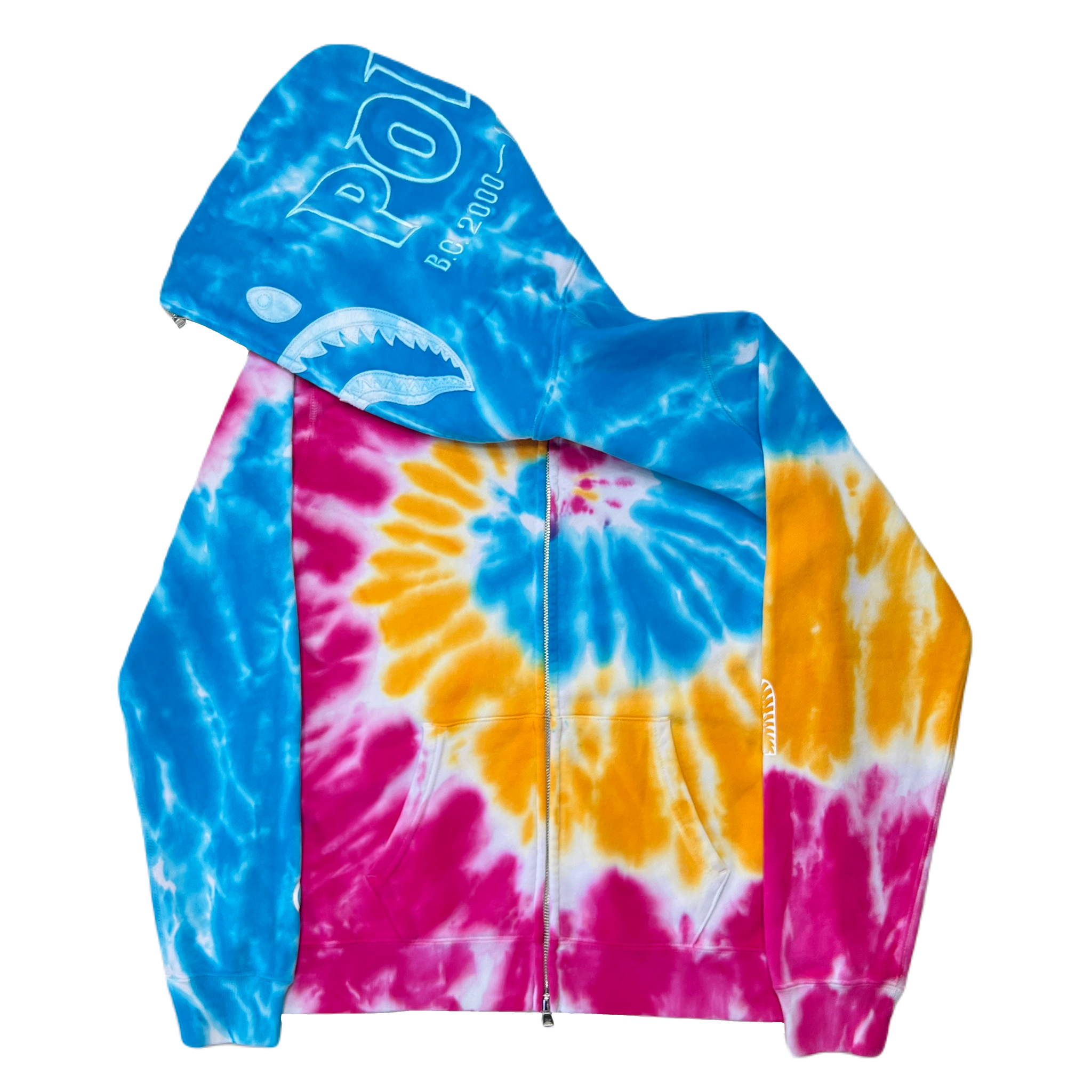 [S] Bape Tie-Dye Shark Hoodie