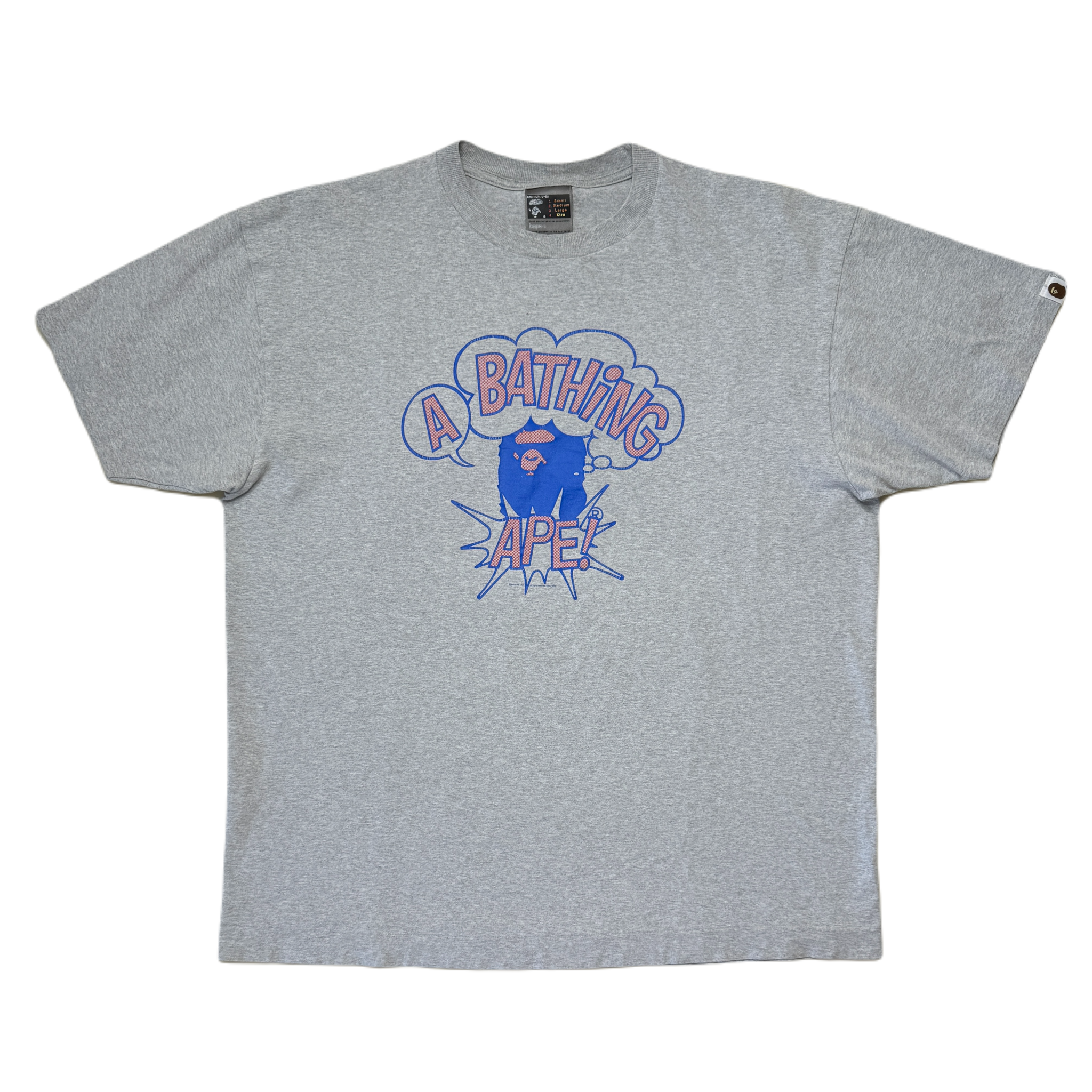 [XL] Bape Comic College Logo Tee