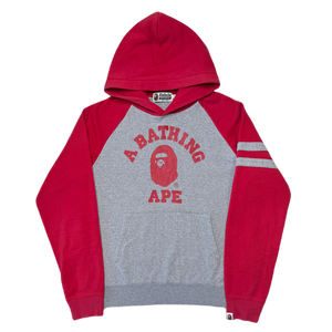 [M] Bape Pullover College Logo Hoodie