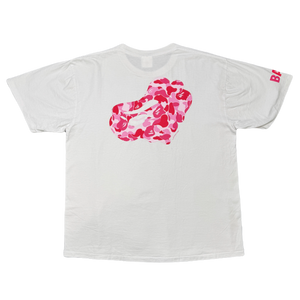 [2XL] Bape Pink ABC Camo Tee