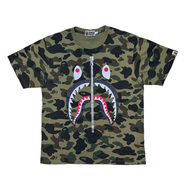 [L] Bape 1st Camo Shark Tee