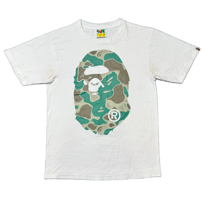 [S] Bape Liquid Camo Ape Head Tee