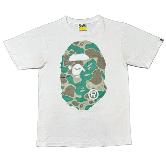 [S] Bape Liquid Camo Ape Head Tee