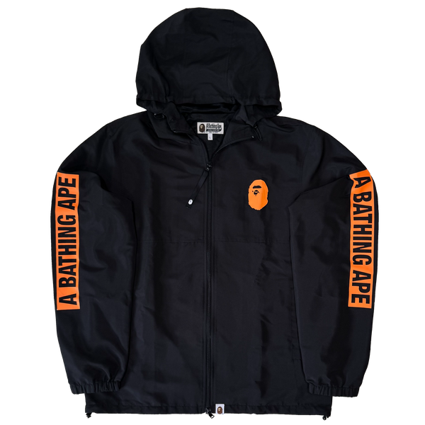 [L] Bape Orange Ape Head Light Jacket