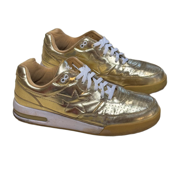 [13] Bape Gold Chrome Bapestas