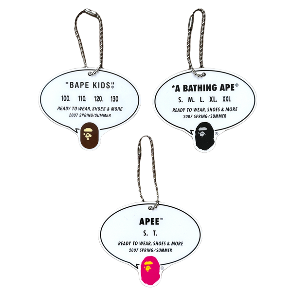 DS Bape Set of 3 Keychains