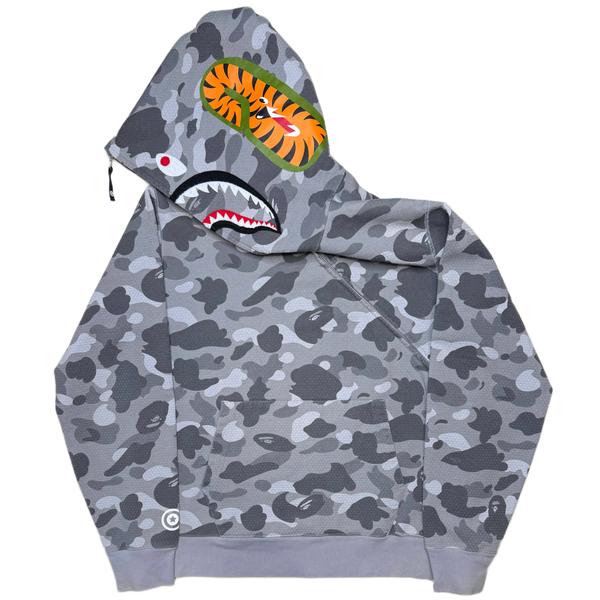 [XL] Bape Honeycomb Camo Shark Hoodie