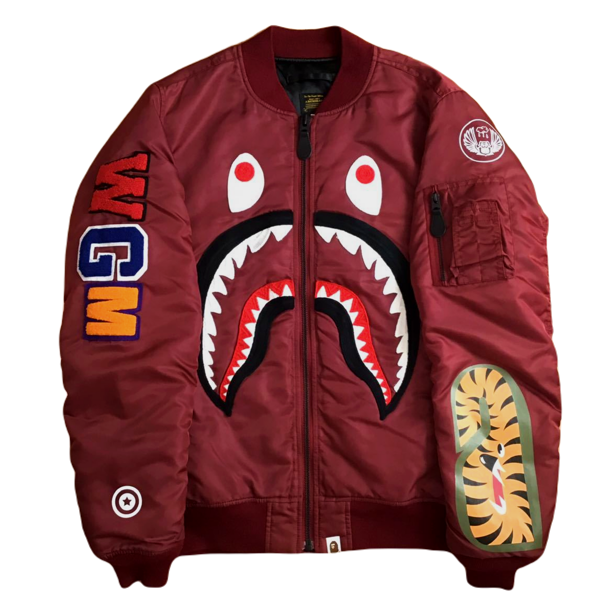 [XL] Bape MA-1 Shark Bomber Jacket