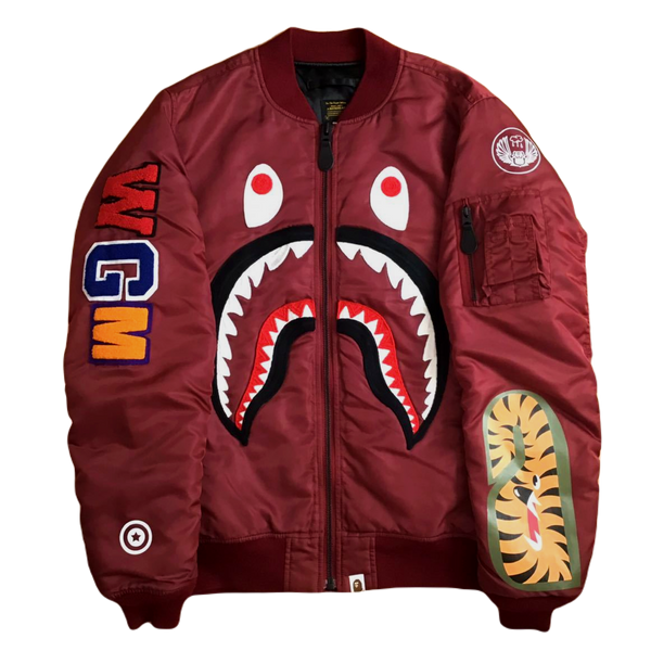 [XL] Bape MA-1 Shark Bomber Jacket