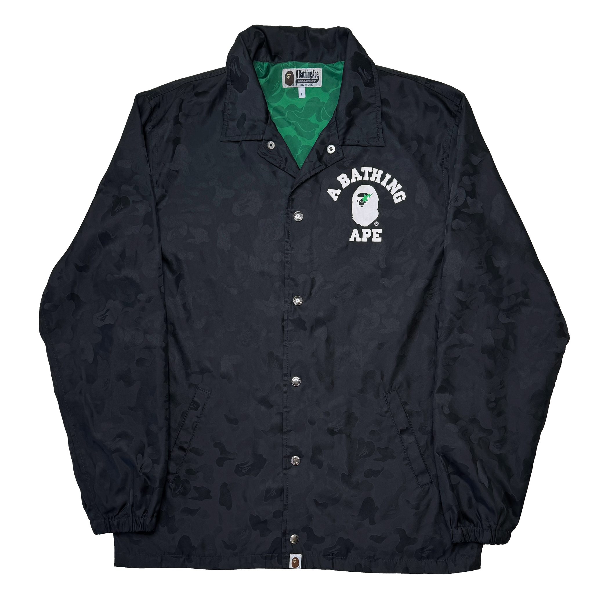 [L] Bape x Heineken Collab Coaches Jacket