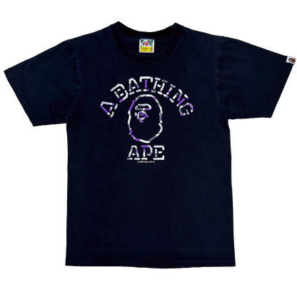 [S] Bape NY Camo College Logo Tee